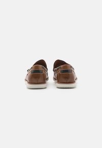 Pier One LEATHER - Loafers - cognac