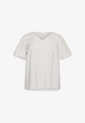 Kaffe Curve GINA - Camicetta - chalk black dot