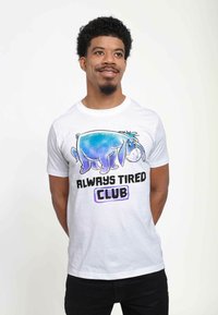 Henry Tiger DISNEY WINNIE THE POOH EEYORE TIRED CLUB UNISEX - T-shirt z nadrukiem