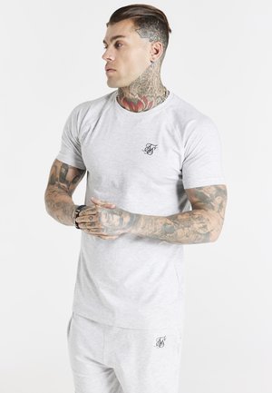 TWIN SET - Triko s potiskem - snow marl
