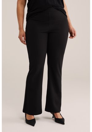 WE Fashion CURVE - Pantaloni - black