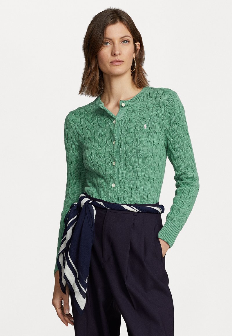 Polo Ralph Lauren LONG SLEEVE CARDIGAN Cardigan fairway green/green