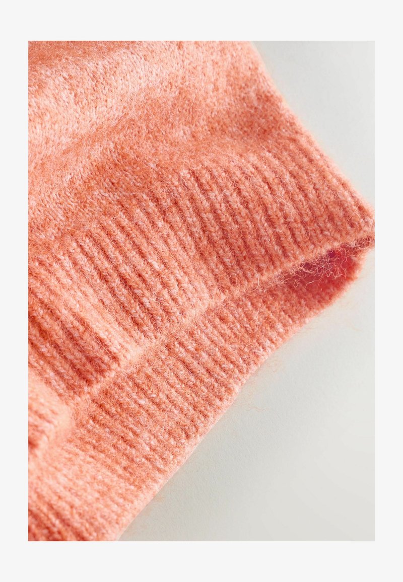 345083 Next PETITE FIT - CREW NECK - Cardigan - orange embroidery/orange - Zalando