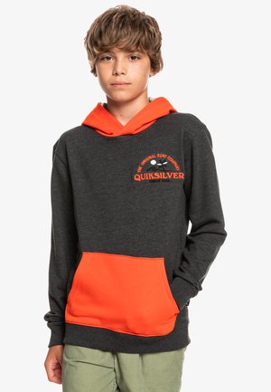 OPEN SPOT HOOD YOUTH - Sweatshirt - dark grey heather