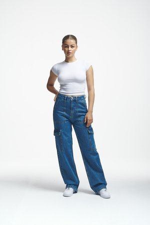LONA - Relaxed fit jeans - mid blue