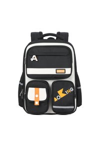 Aoking Zaino Unisex In Poliestere Fashion BN3032 - Colore Blu, 42x14.5x29 Cm - Tasca Frontale, Spallacci Regolabili, Ecologico E Vegano - Per Scuola, Lavoro E Svago - 4