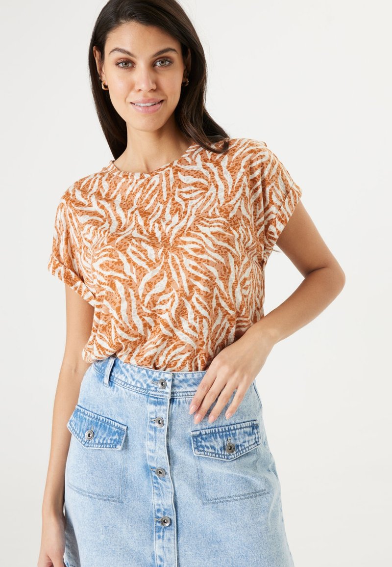 Garcia T-Shirt Donna, 53-off Bianco, XS