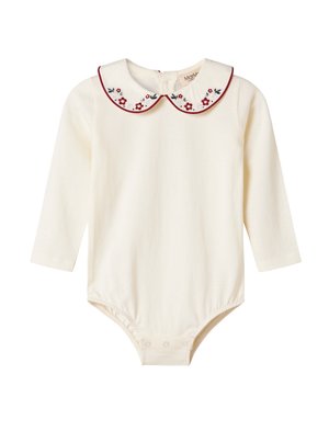 BECKI - Top s dlhým rukávom - gentle white