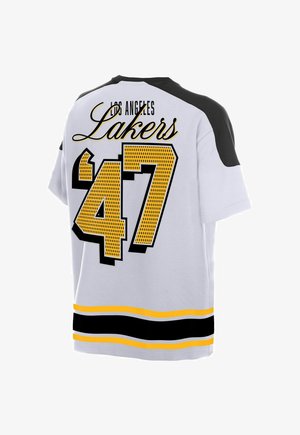 New Era, NBA JERSEY MATCH LOS ANGELES LAKERS - T-Shirt print - white