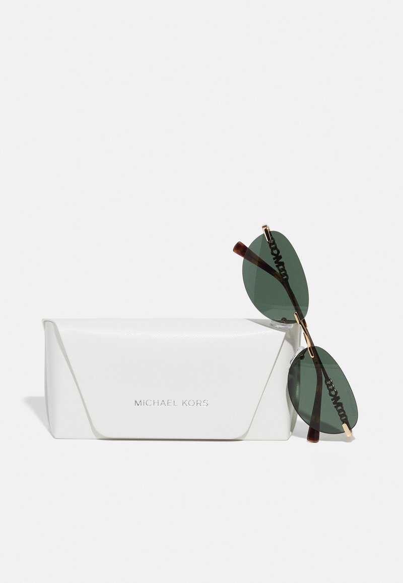 Michael Kors MANCHESTER - Sonnenbrille - green solid/green solid 