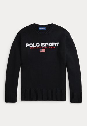 Polo Ralph Lauren BIG FIT POLO SPORT COTTON JUMPER - Camisola - black