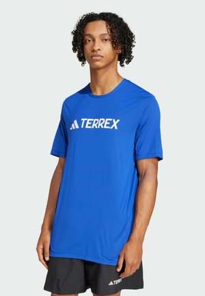 MULTI CLIMACOOL TECH - Sports T-shirt - semi lucid blue