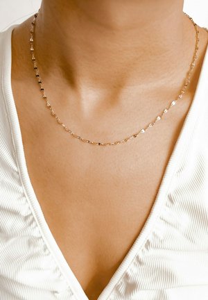 FLATTENED ROLO - Necklace - goldfarben