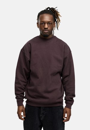 CREW-NECK - Sweatshirt - chocolate brown