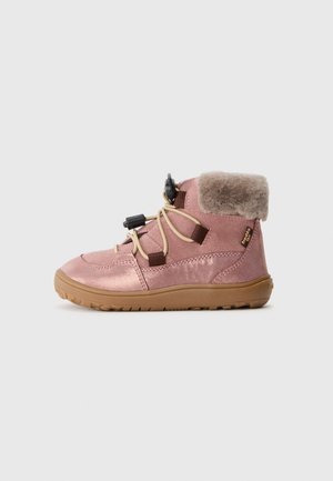 BAREFOOT UP - Cizme de iarnă - pink/gold-coloured