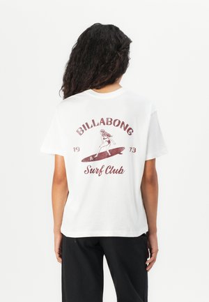 CATCH FEELINGS - Nyomott mintás póló - salt crystal