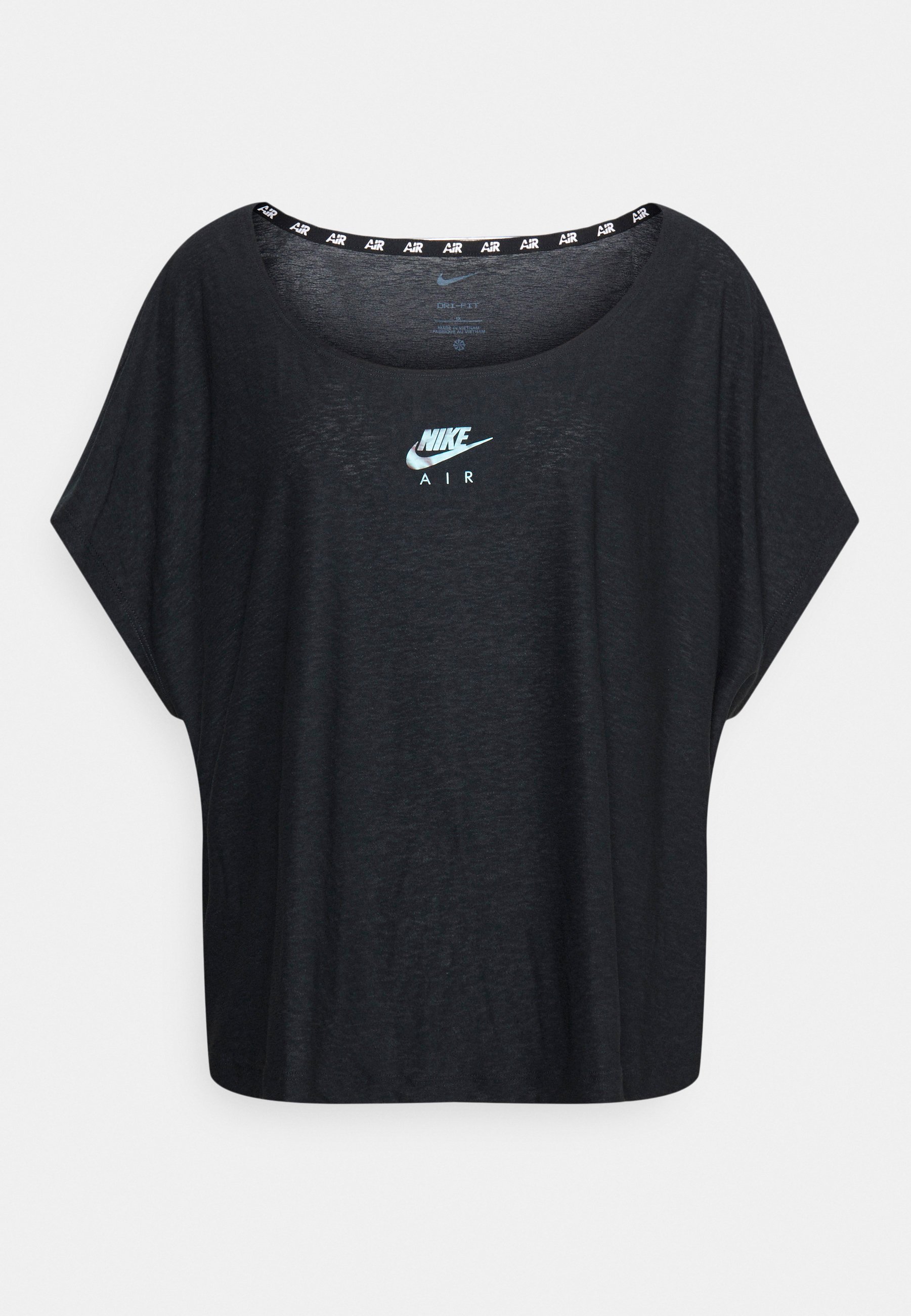 Nike Performance AIR PLUS - Camiseta deportiva - black/smoke grey/negro -  Zalando.es