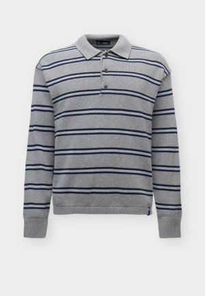 GAP, SWEATER POLO - Strickpullover - blue grey