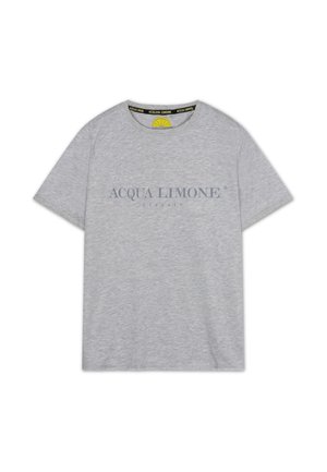 T-shirt med print - american grey