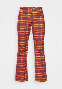 The Ragged Priest Jean flare - multi-coloured