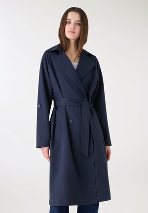 DOPPIOPETTO CON CINTURA - Trench - blu scuro