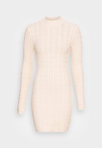 Hollister Co. Stickad klänning - light pink