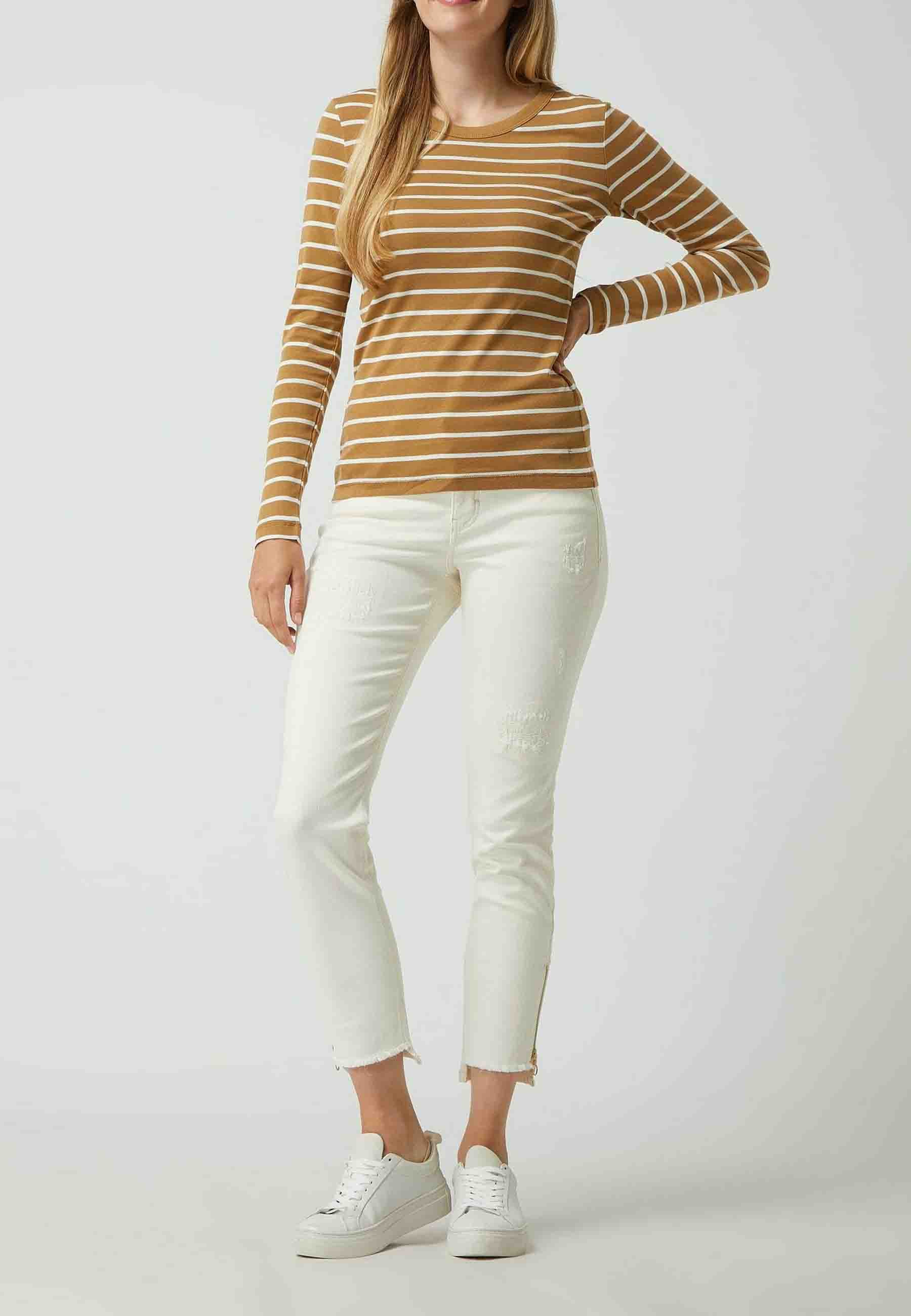 MAC Jeans STRAIGHT FIT - Jeans Slim Fit - offwhite - Zalando.de