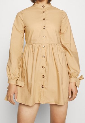 Robe chemise - beige