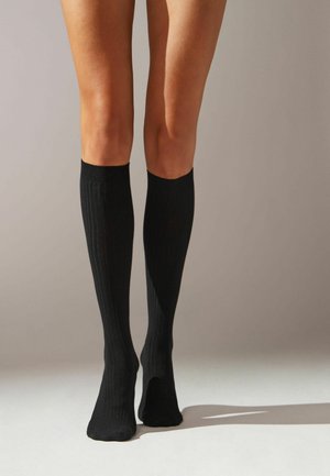 Knee high socks - Black
