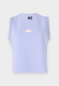 TERRY RELAXED CROPPED TANK - Topp - purple mint