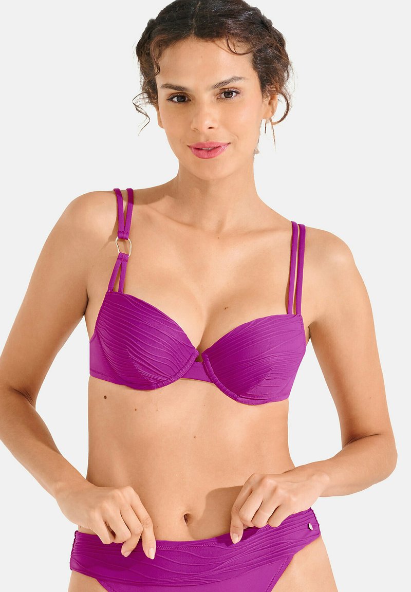 Lisca DE PRÉFORMÉ SORRENTO - Haut de bikini - fuchsia
