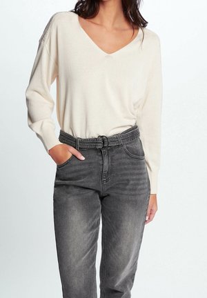 Pullover - white denim