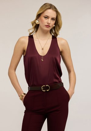 A SPALLA LARGA - Débardeur - bordeaux