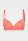 WOMEN SOFT PADDED BRA - Póló melltartó - coral