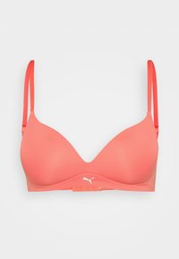 WOMEN SOFT PADDED BRA - Soutien-gorge invisible - coral