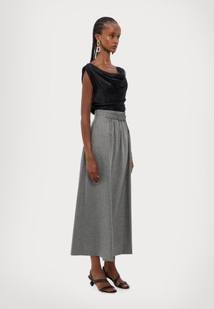 Emporio Armani GONNA - Maksiseelik - light grey melange