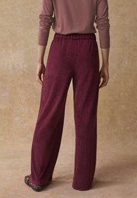 Next PULL-ON WIDE LEG   - Broek - burgundy