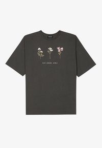 Majica kratkih rukava s printom - anthracite