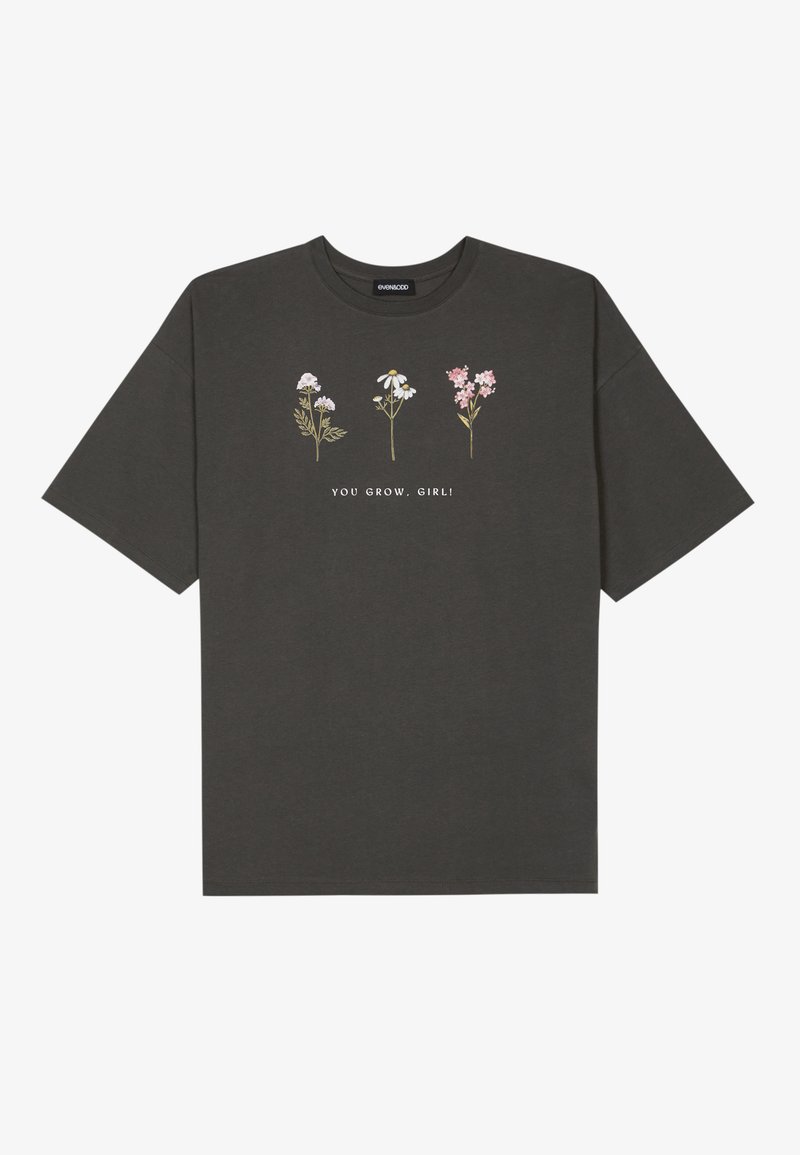 Even&Odd T-shirt print antraciet