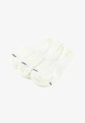 Fehér boka zoknik, pamut keverékből, alacsony szabású dizájnnal és diszkrét márkajelzéssel. Puha tapintású, három darabos csomagban kapható.