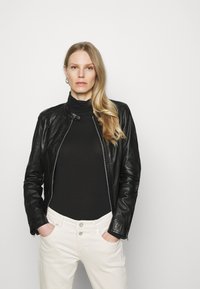 Oakwood LINA - Kožená bunda - black