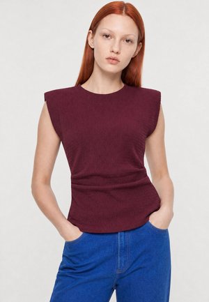 ONLY ONLDEBBIE S/S SHOULDER TOP CC JRS - Μπλούζα - fig