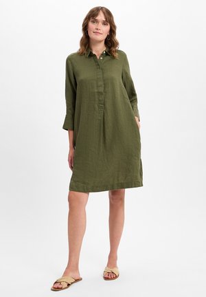 Shirt dress - khaki