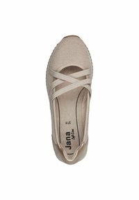 Jana Klassischer Ballerina - beige gold
