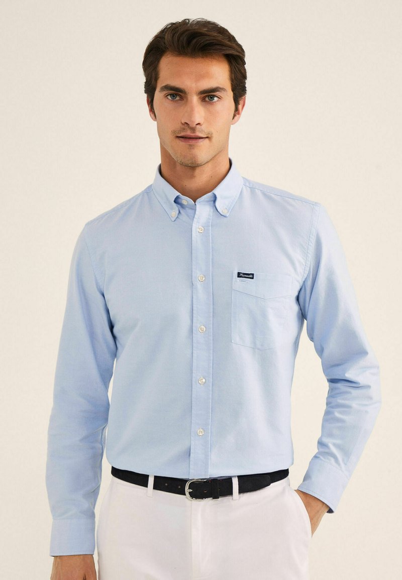 Façonnable CLB BD WASH OXF - Camicia - horizon blue