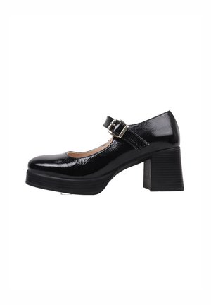 RIGA - Zapatos de plataforma - black
