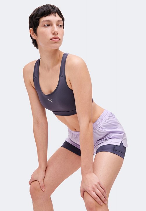 PUMA 4KEEPS RUN BRA - Medium support sports bra - inky depths — photo 4