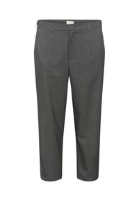 Unselected, dark grey melange