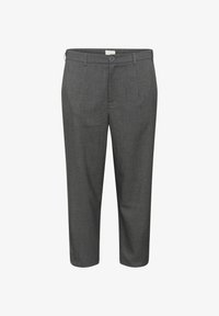 Unselected, dark grey melange