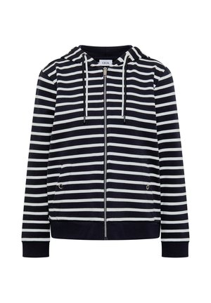 Cecil, LANGARM JACKE MIT KAPUZE UND STRUKTUR - Sweat zippé - urban dark blue